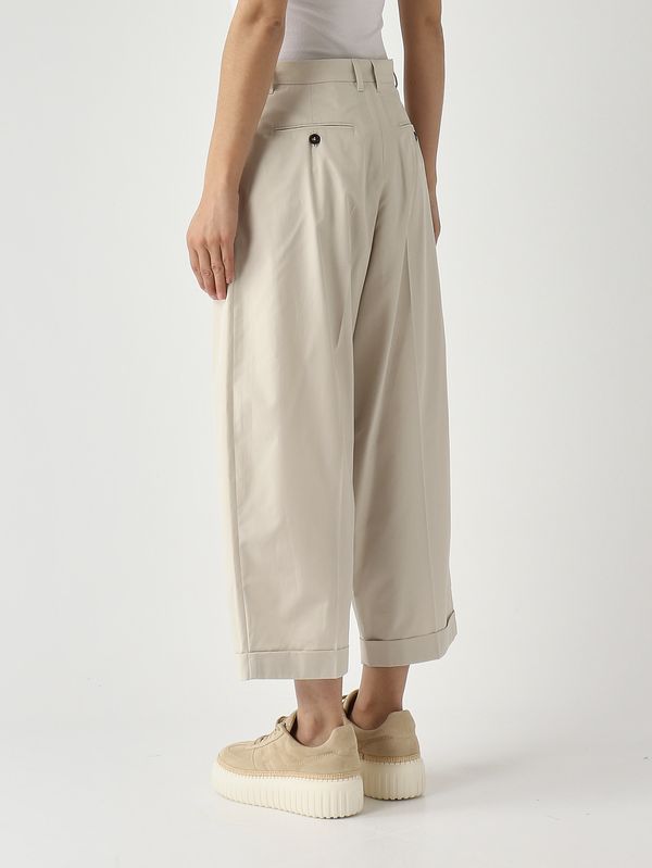 4. Pantalón de danza para mujer de algodón Masilla S Max Mara 2619131043600