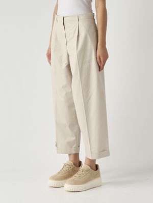 3. Pantalón de danza para mujer de algodón Masilla