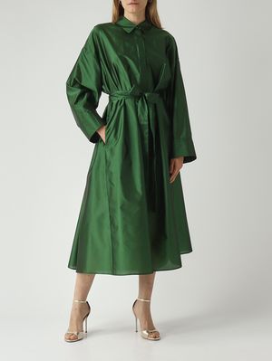 2. Robe femme Manna en mélange de soie Émeraude
