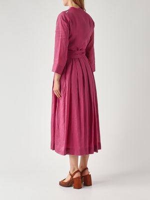 4. Abito donna Camilla in ramie Magenta