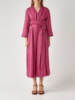 1. Abito donna Camilla in ramie Magenta