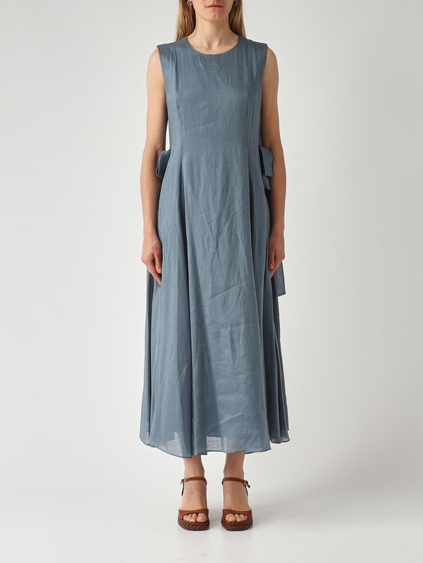 1. Women's Aquile dress in ramie Sugar Paper S Max Mara 2619221113600