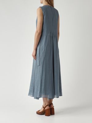 4. Women's Aquile dress in ramie Sugar Paper