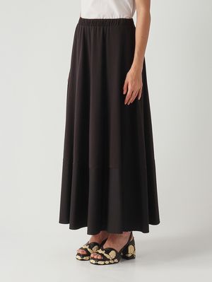 3. Gonna donna Ribes in misto cotone stretch Nero