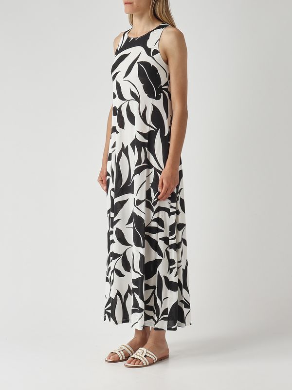 3. Vestido de mujer Paste de viscosa elástica Blanco y negro Max Mara Beachwear 2616621069600