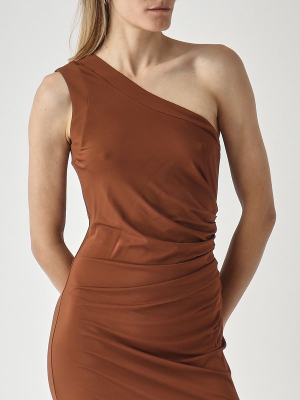 5. Abito donna Fiabe in viscosa stretch Ruggine Max Mara Beachwear 2616621029600