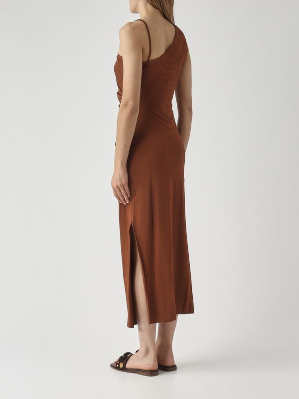 4. Abito donna Fiabe in viscosa stretch Ruggine Max Mara Beachwear 2616621029600