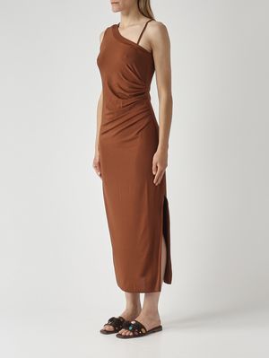 3. Abito donna Fiabe in viscosa stretch Ruggine