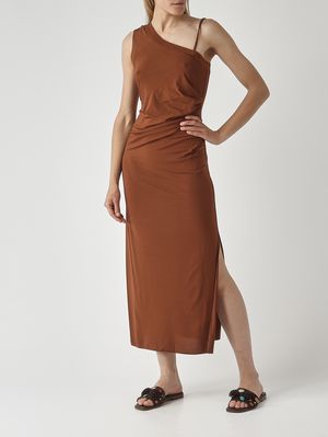 2. Abito donna Fiabe in viscosa stretch Ruggine