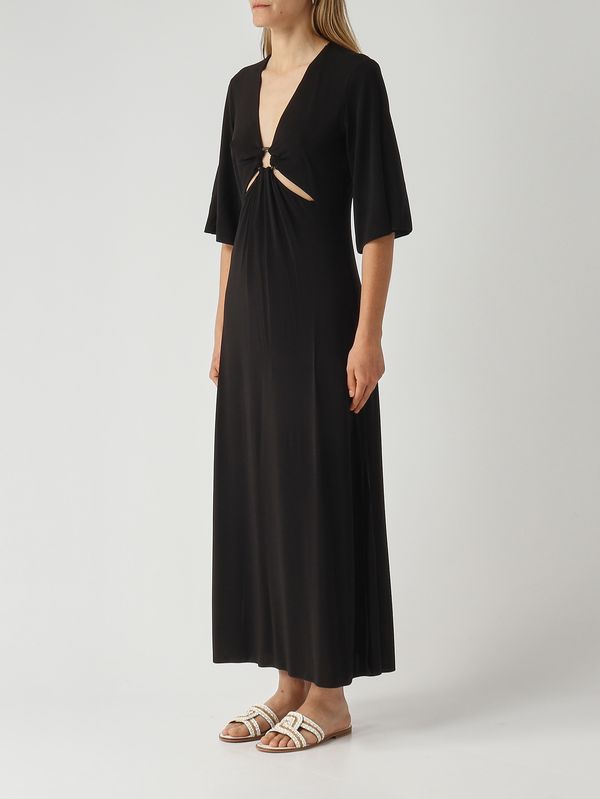 3. Abito donna Riga in viscosa stretch Nero Max Mara Beachwear 2616621019600