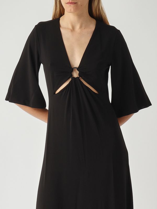 5. Abito donna Riga in viscosa stretch Nero Max Mara Beachwear 2616621019600