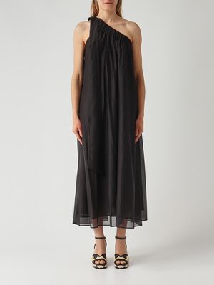 1. Abito donna in misto lyocell Nero