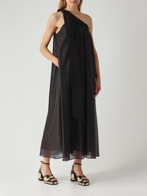 2. Abito donna in misto lyocell Nero