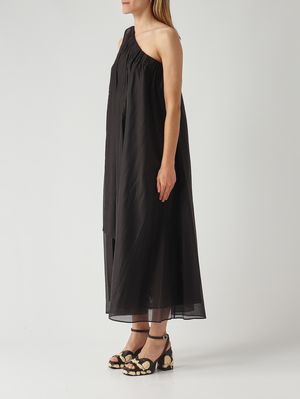 3. Abito donna in misto lyocell Nero
