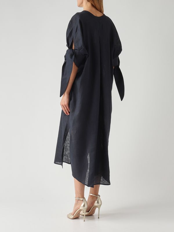 4. Robe en lin pour femme Océan Meimeij m6en03