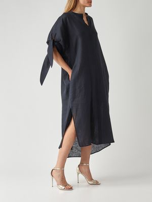2. Robe en lin pour femme Océan