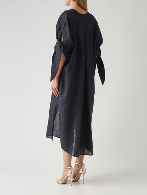 4. Robe en lin pour femme Océan