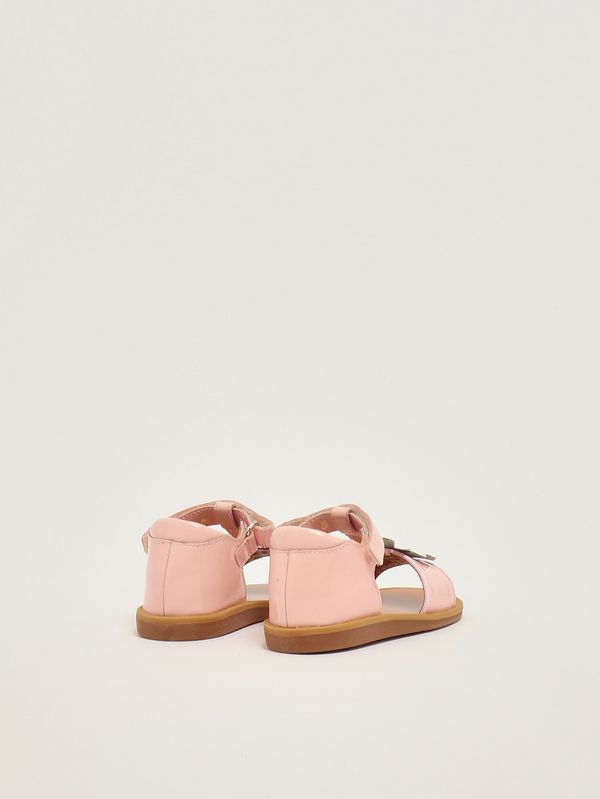 3. Girl's leather sandal Rosa Pom D'api u1civr04