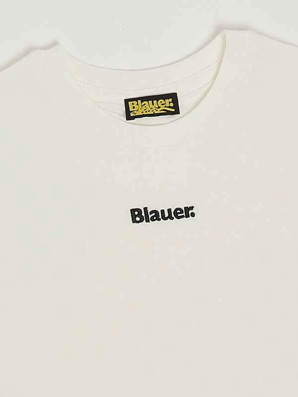 3. Camiseta de niño de algodón elástico Blanco Blauer 26sblkh02512007558