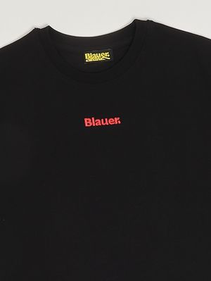 3. Kinder-T-Shirt aus Stretch-Baumwolle Schwarz