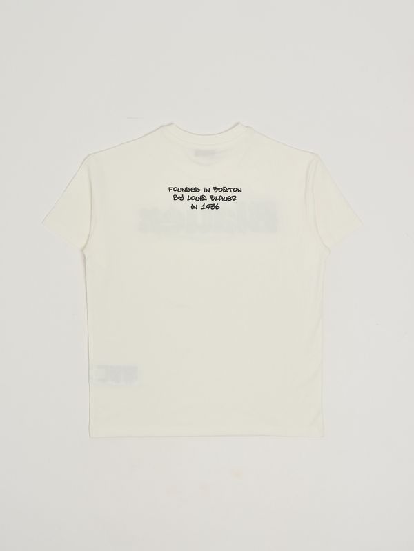 2. Camiseta de niño de algodón elástico Blanco Blauer 26sblkh02513007558