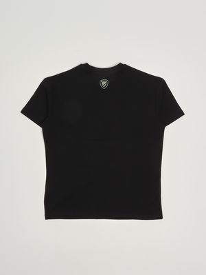 2. Kinder-T-Shirt aus Stretch-Baumwolle Schwarz