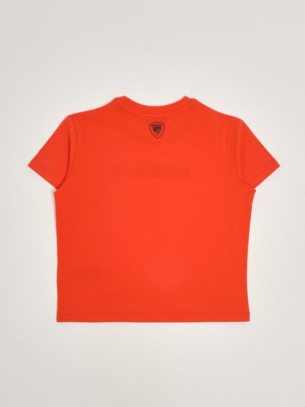 2. Hardy stretch cotton t-shirt for boys Orange Blauer 26sblkh02525007558