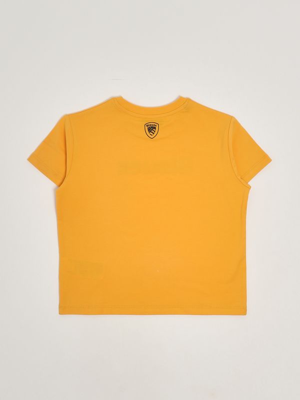 2. Hardy stretch cotton t-shirt for boys Yellow Blauer 26sblkh02525007558