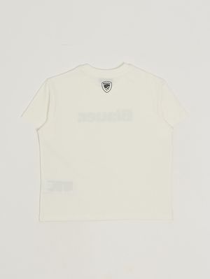 2. Camiseta infantil Hardy de algodón elástico. Blanco