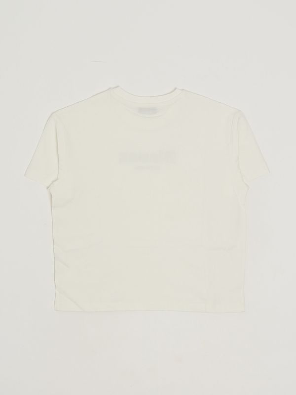 2. Camiseta de niña de algodón elástico. Blanco Blauer 26sblgh02501007558