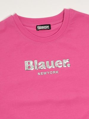 3. Girls' stretch cotton T-shirt Rosa