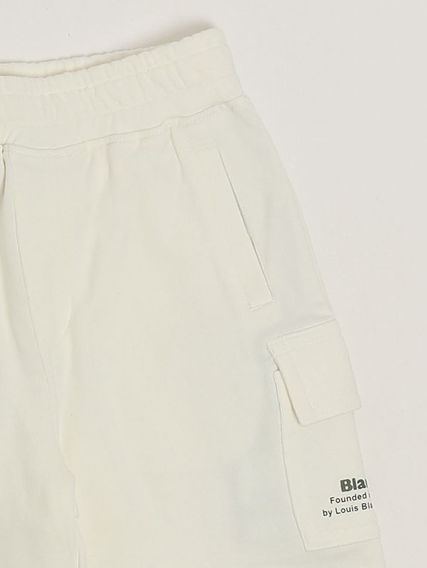 3. Knowlton Kinder-Shorts aus Baumwolle Weiß Blauer 26sblkp05531007557