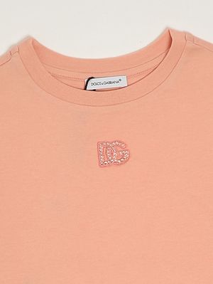 3. Camiseta de niña de algodón Rosa