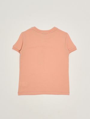 2. Camiseta de niña de algodón Rosa