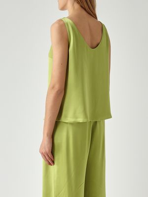4. Viskose-Top für Damen Grün