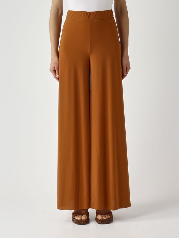 Pantalon femme en jersey doux Caramel Maliparmi