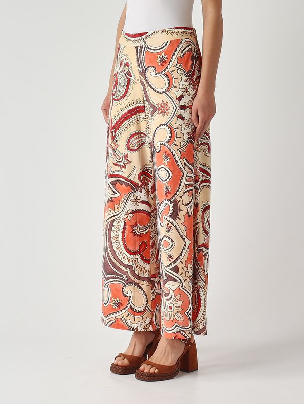 3. Pantalone donna in jersey stretch Bianco-Salmone Maliparmi jh805370671