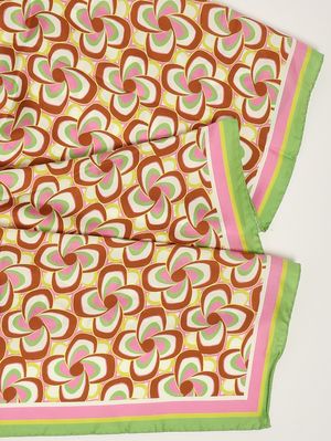 2. Women's silk stole Multicolor