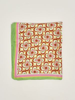 1. Women's silk stole Multicolor