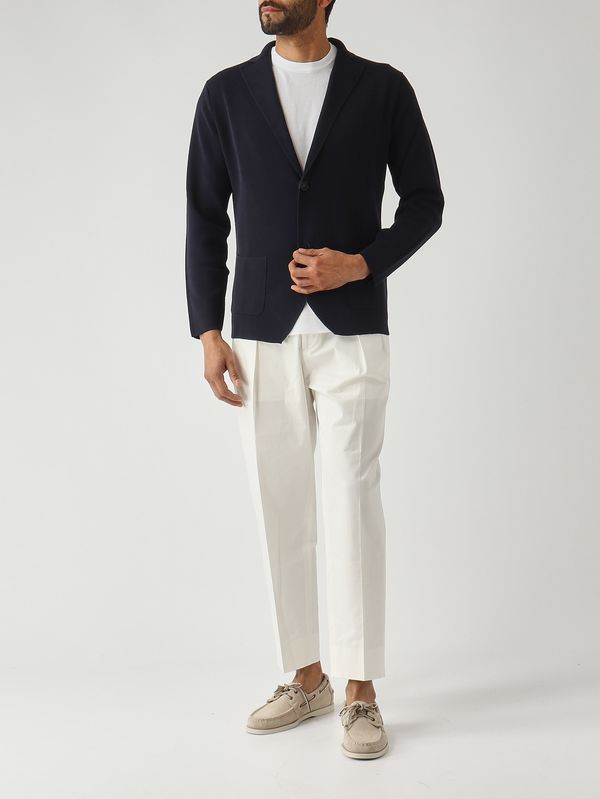 2. Veste en maille pour homme Marine Filippo de Laurentiis rjmlmptcr12m