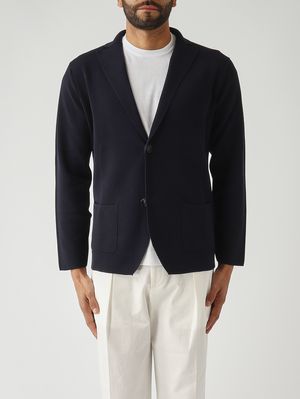 1. Veste en maille pour homme Marine