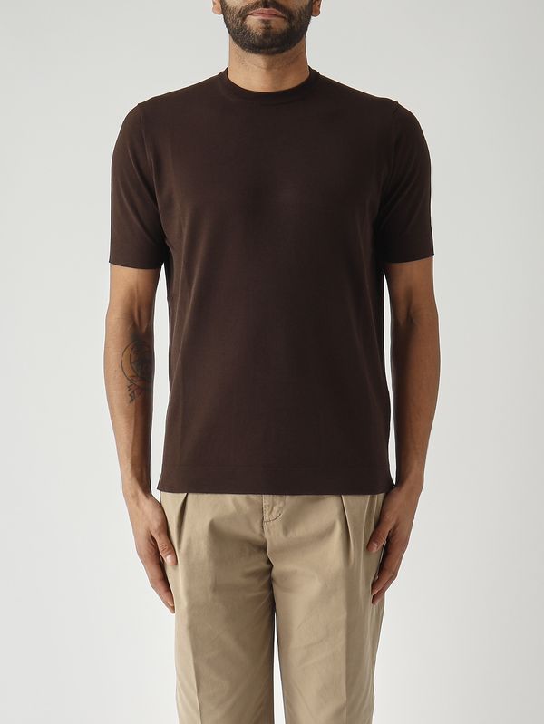 Maglia uomo in crepe cotton Testa Di Moro Filippo de Laurentiis