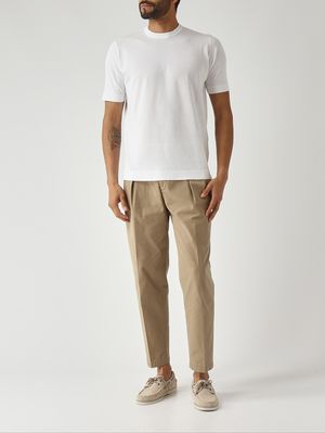2. T-shirt homme en crêpe de coton Blanc optique