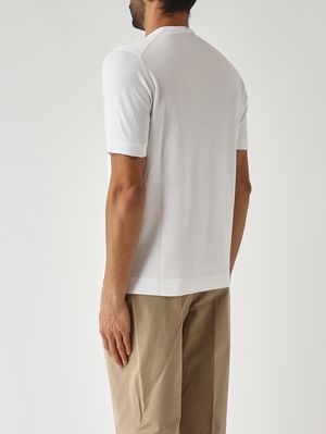4. T-shirt homme en crêpe de coton Blanc optique