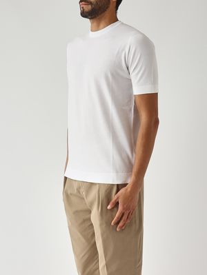 3. T-shirt homme en crêpe de coton Blanc optique