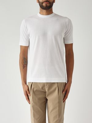 1. T-shirt homme en crêpe de coton Blanc optique