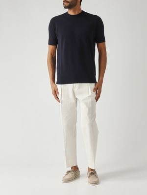 2. T-shirt homme en crêpe de coton Marine