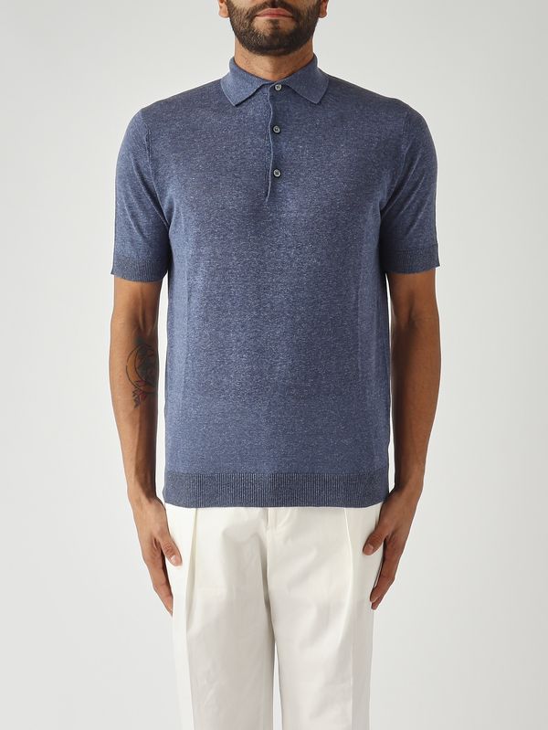 FILIPPO DE LAURENTIIS crepe cotton ポロ 14Gクレープコットン スキッパーポロ｜FILIPPO DE LAURENTIIS