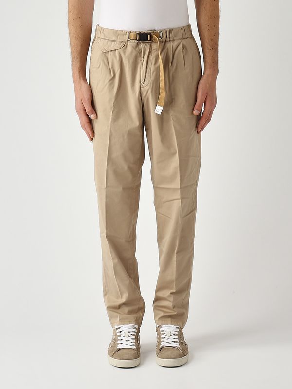 1. Pantalone uomo SU12 Brad in cotone Pima stretch Beige White sand 26su12182
