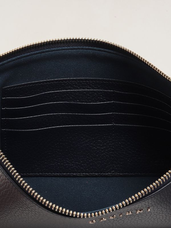 3. Herren-Pochette Micron aus Leder Marine Orciani suy0119mic